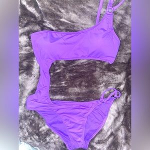 Purple Fashion Nova Bathing suit One Piece